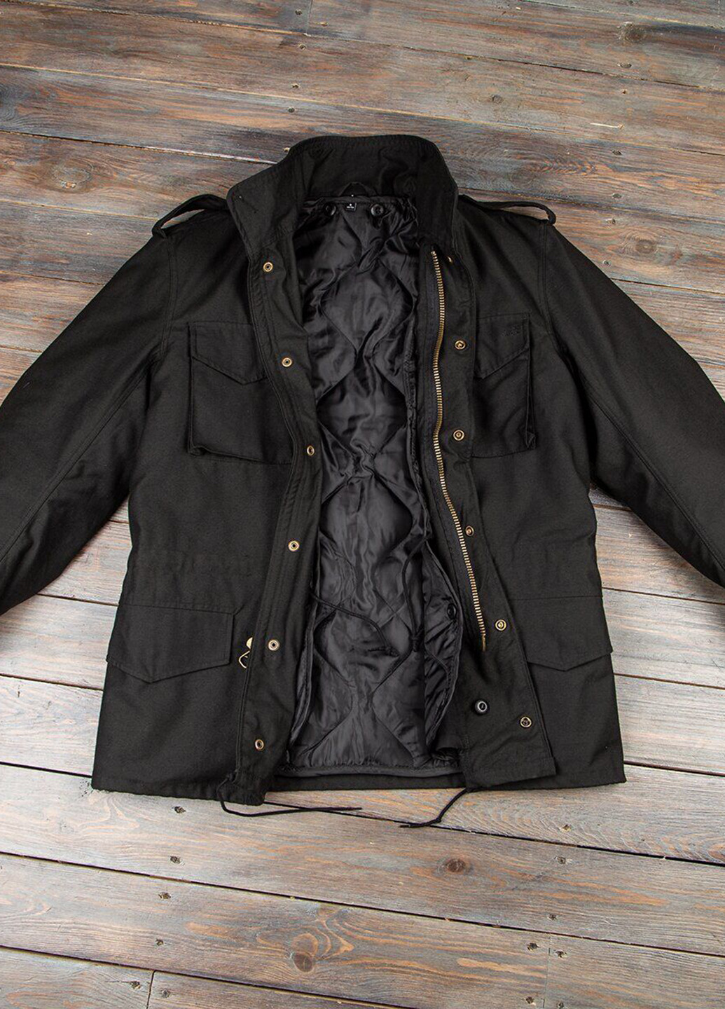 Черная демисезонная куртка Shvigel
