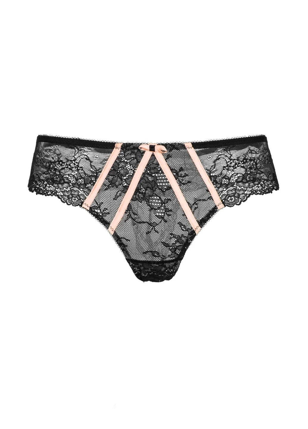 Трусы женские Gracija-Rim Loretta 38/S черный/абрикос 93520 Gracija Rim (256117169)