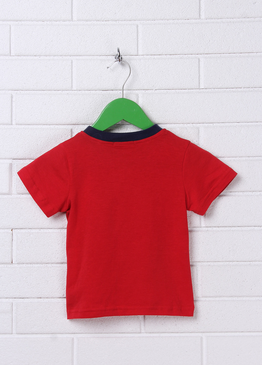 Красная летняя футболка с коротким рукавом Hello Boy