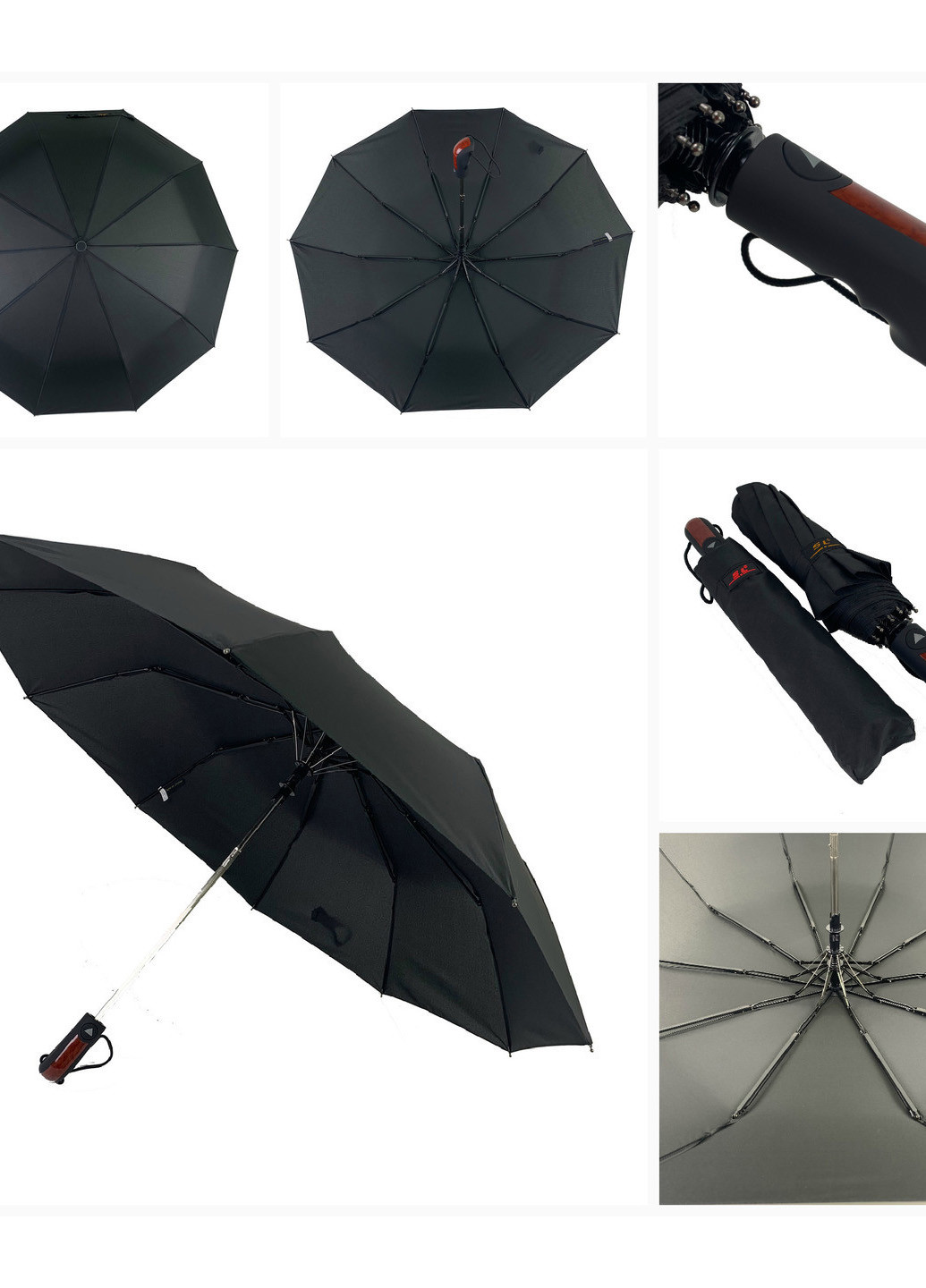 Мужской зонт полуавтомат (451) 100 см S&L (189979046)
