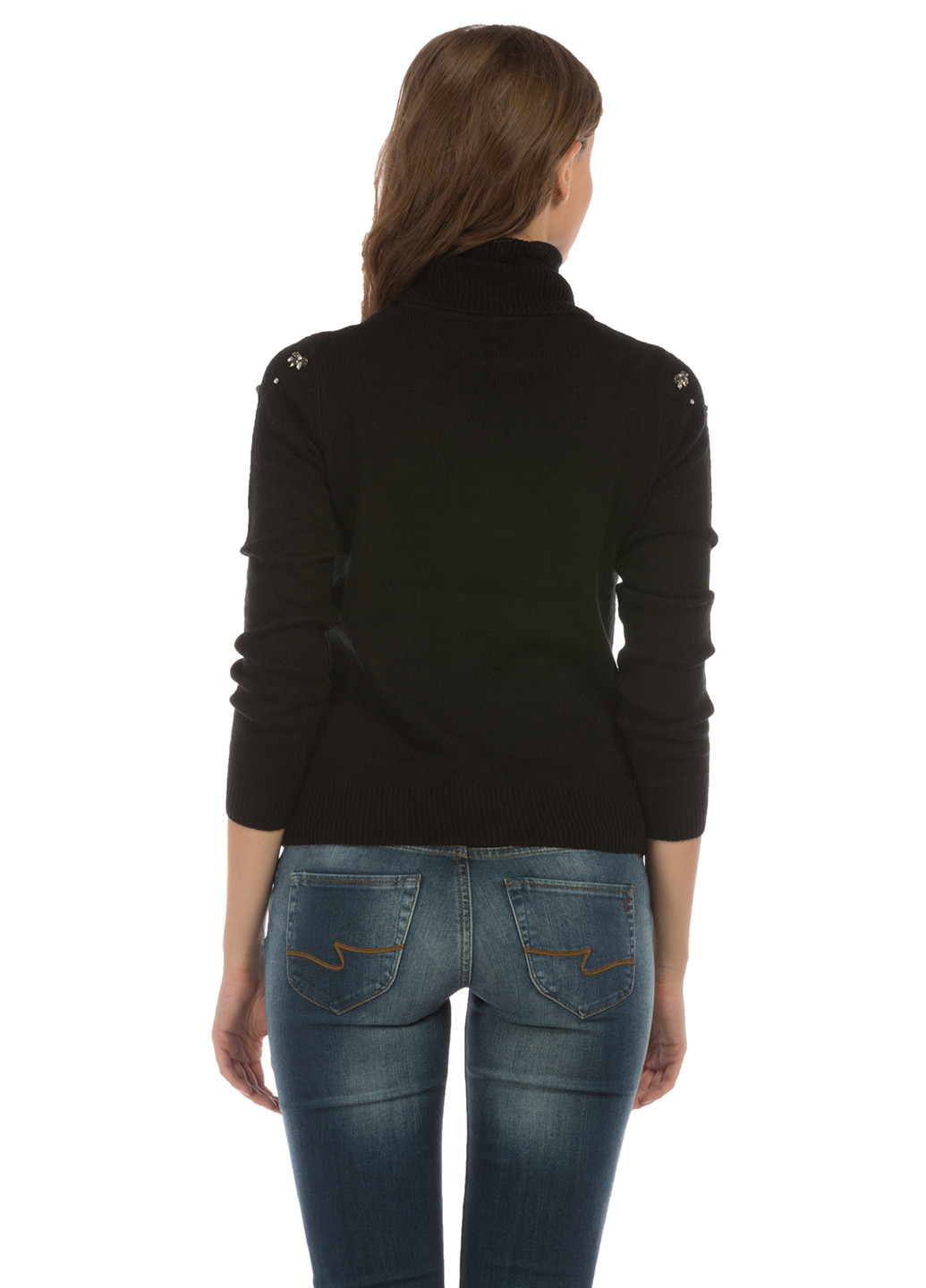 Чорний демісезонний светр пуловер Colin's