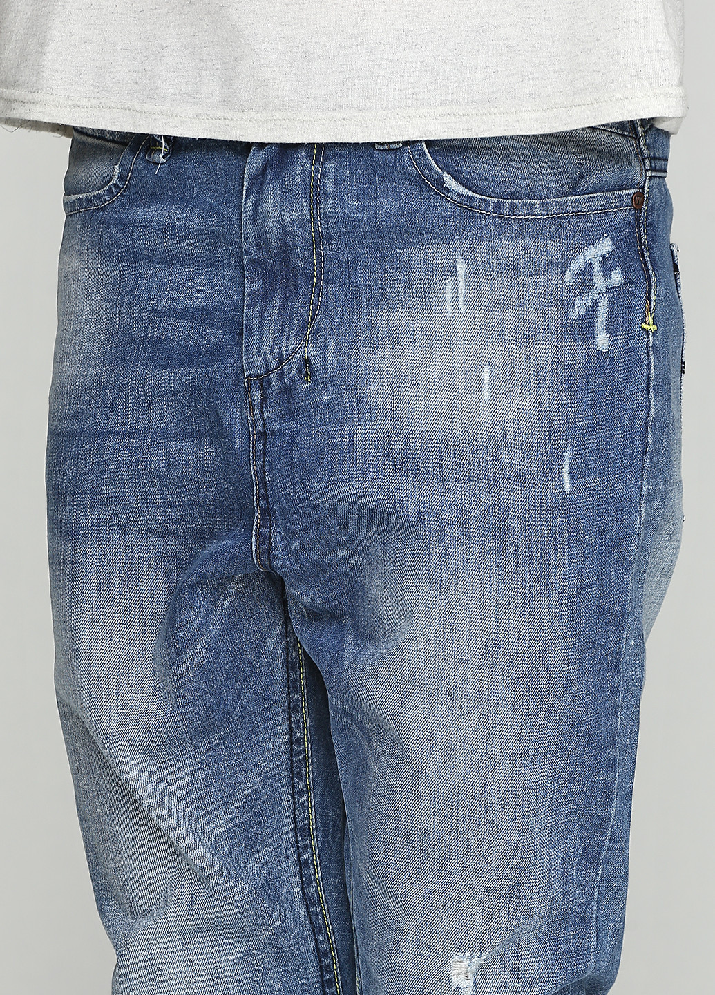 Джинси Warren Webber середня талія блакитні джинсові
