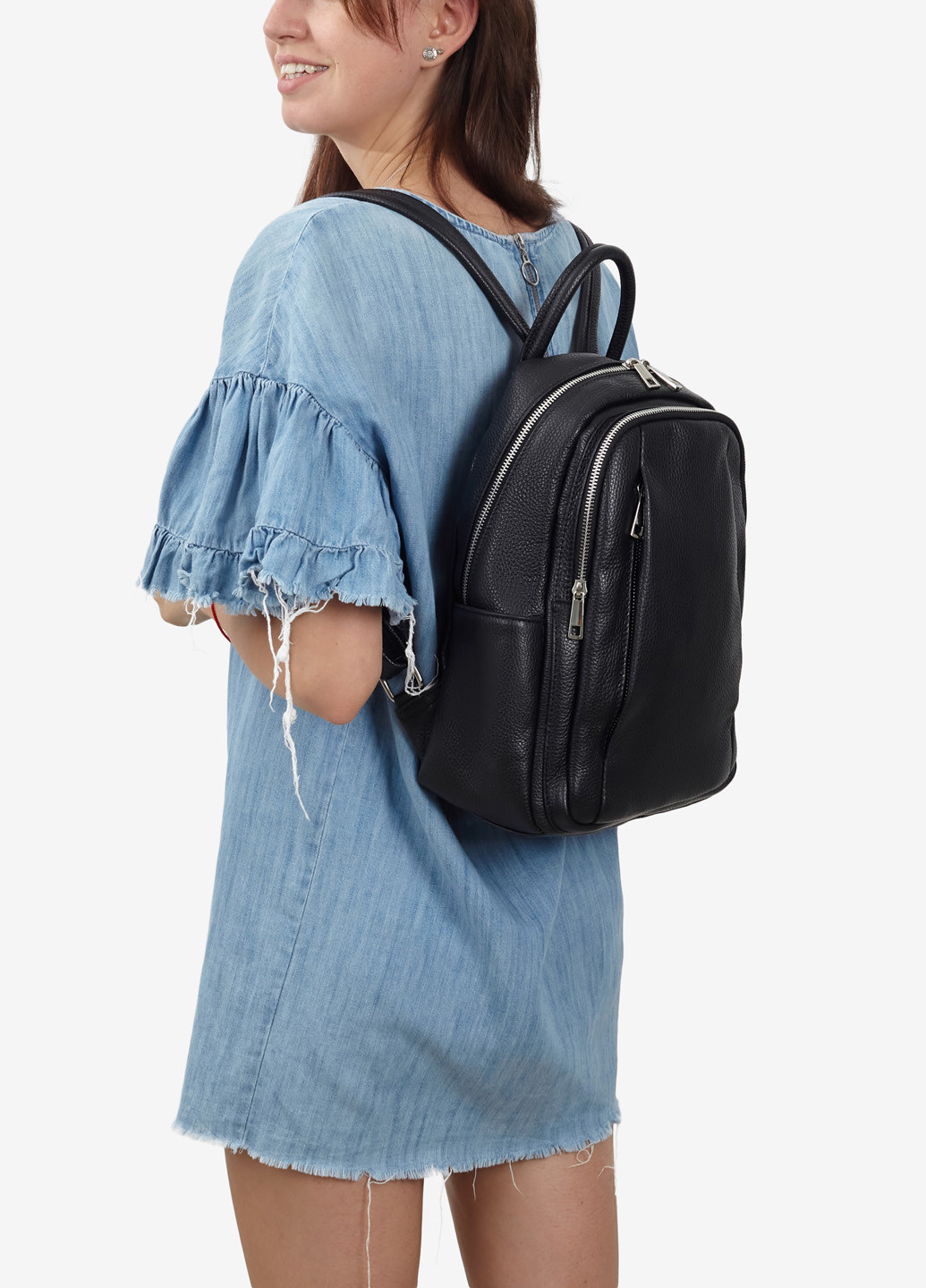 Рюкзак женский кожаный Backpack Regina Notte (253649574)