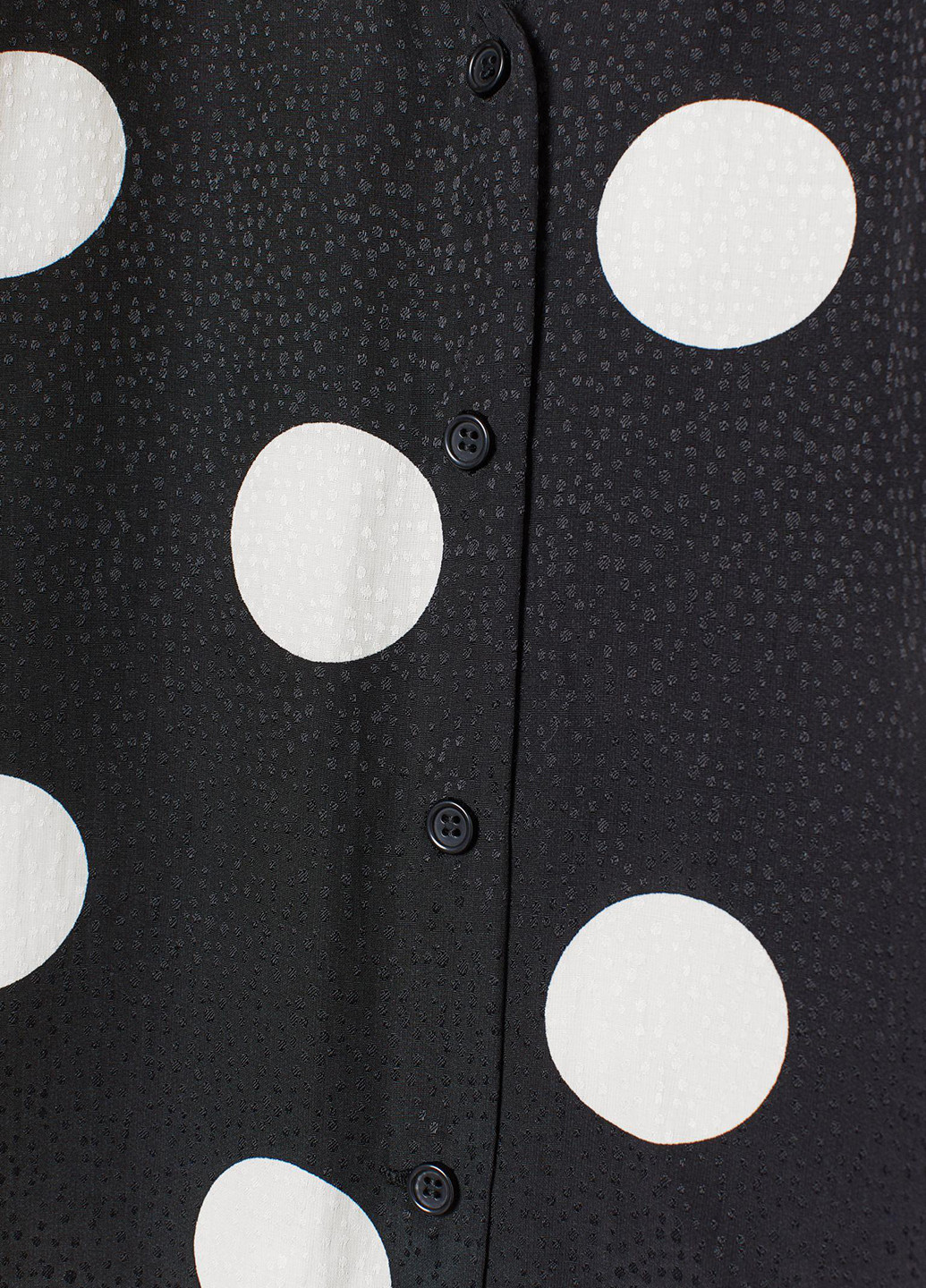 Черно-белая летняя блузка H&M