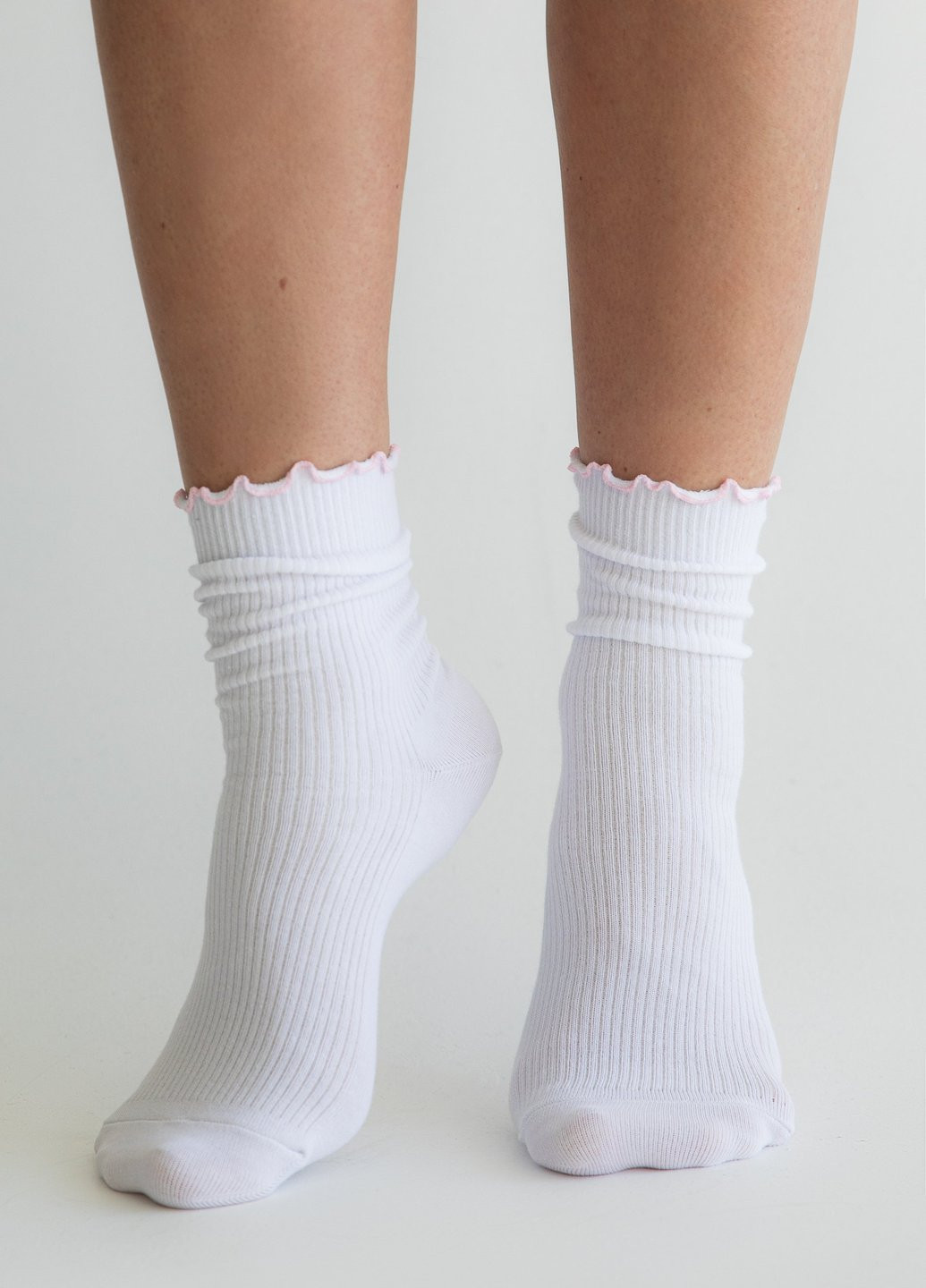 Білі шкарпетки Gepur однотонні (346046618)