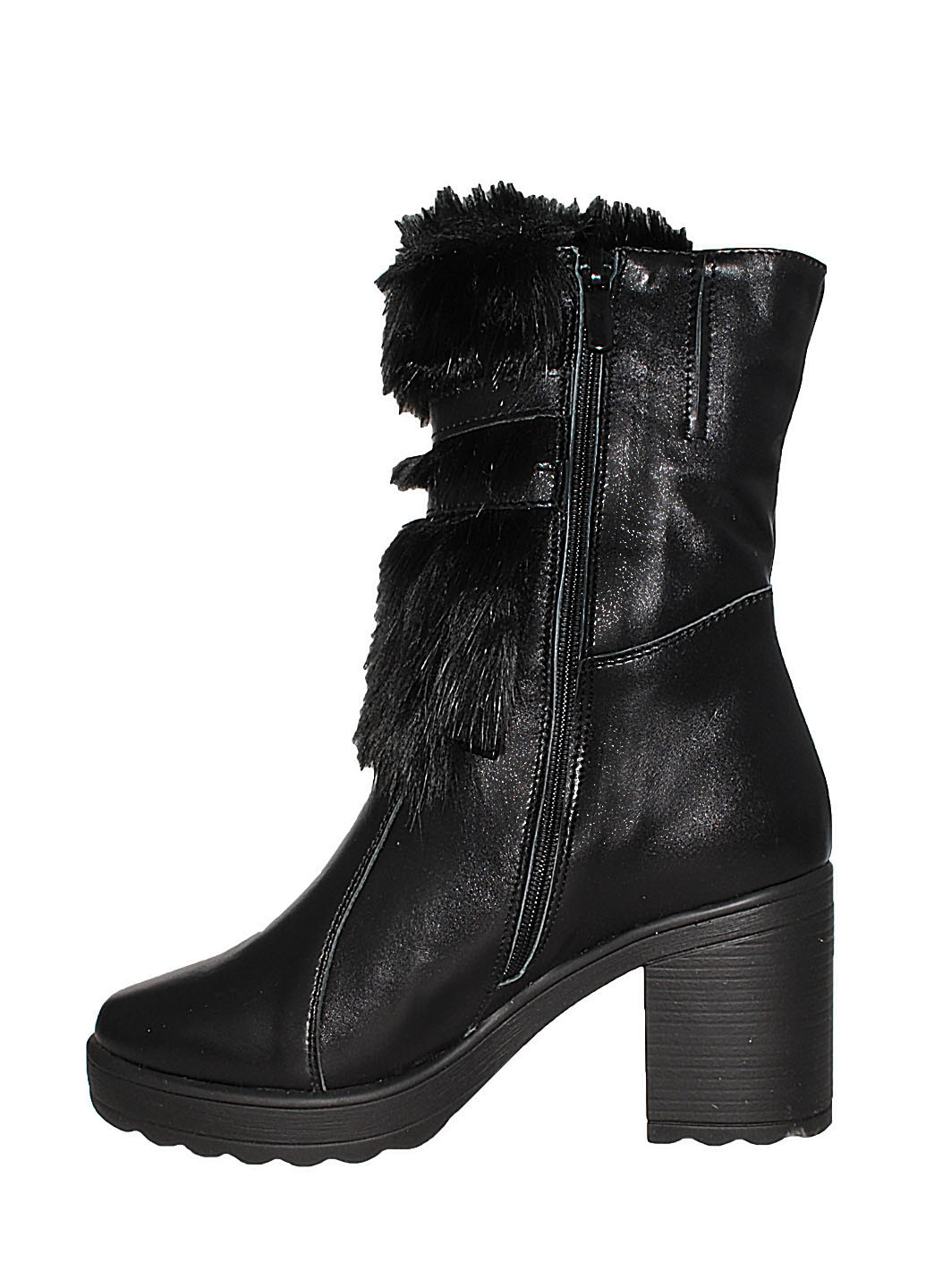 Зимние ботинки r6594 черный Alvista