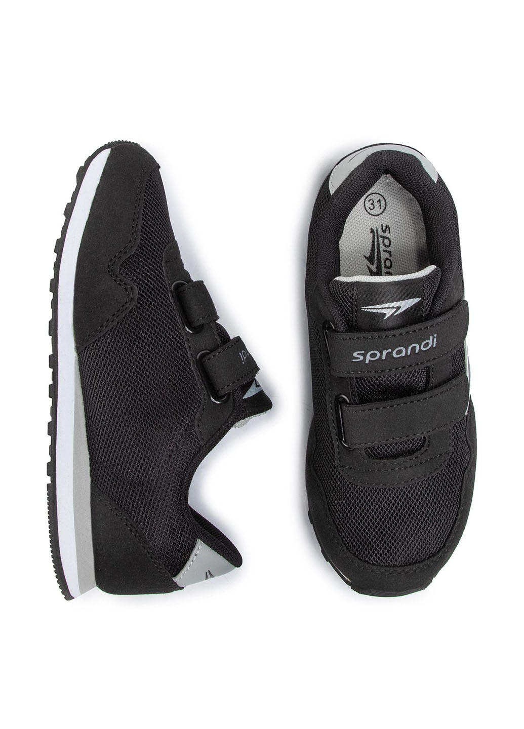Чорно-білі Осінні кросівки Sprandi CP23-15777-02