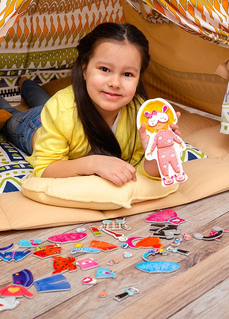 Магнитная одевашка "Trendy girl" VT3702-23 (укр) Vladi toys (255918001)