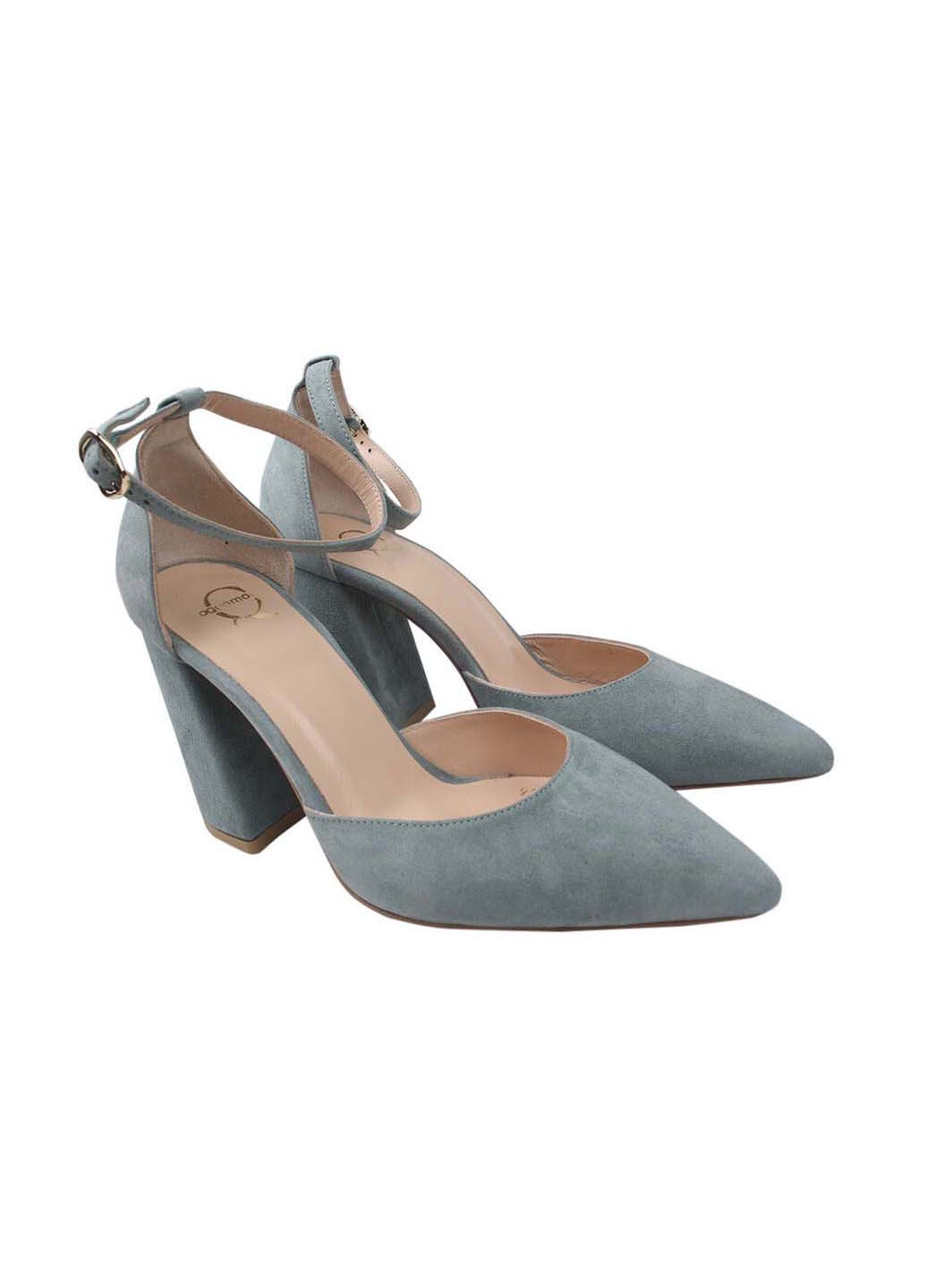 Aquamarin Туфлі блакитний з натуральна замша, — літо (253137092)