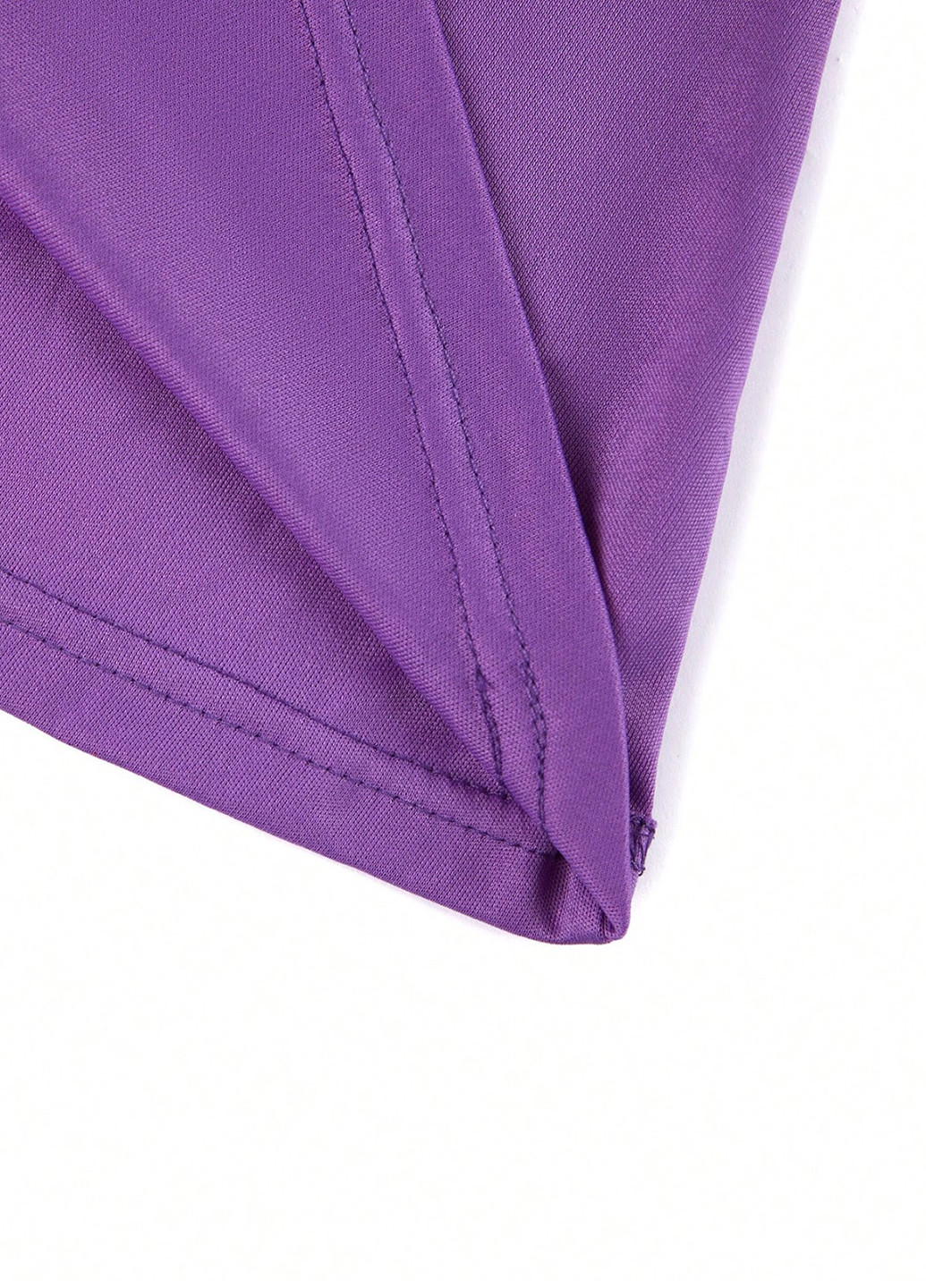 Фиолетовое вечернее платье годе SHEIN однотонное