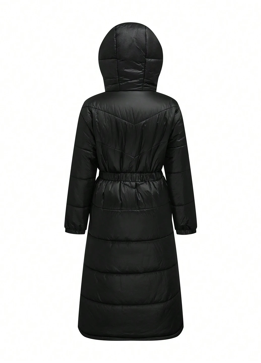 Черная зимняя куртка SHEIN