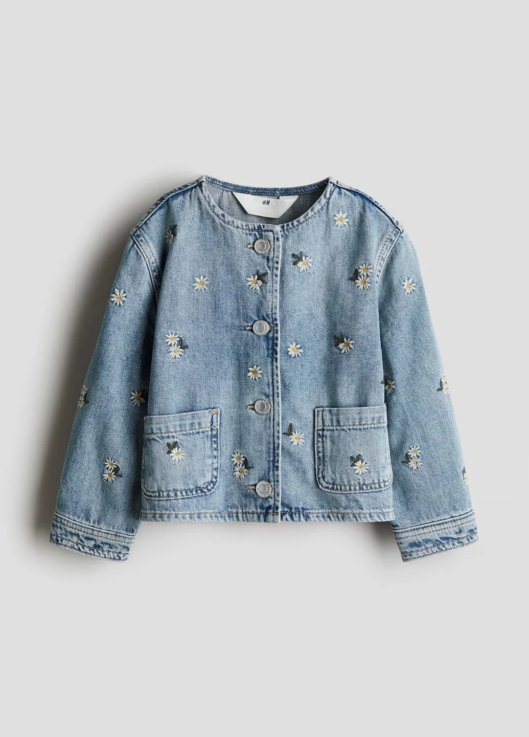 Синя демісезонна куртка куртка-лайнер H&M