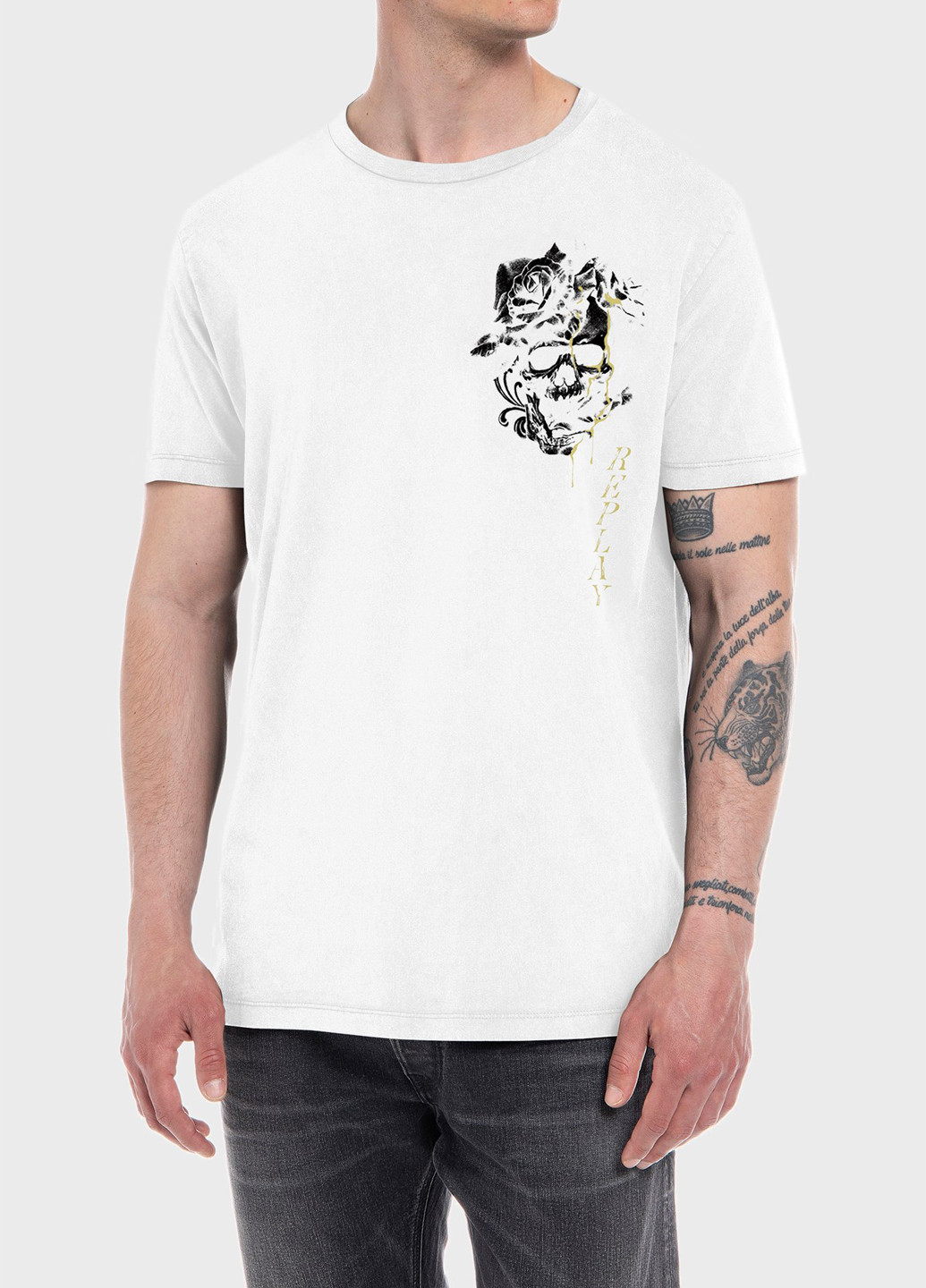 Белая футболка Replay