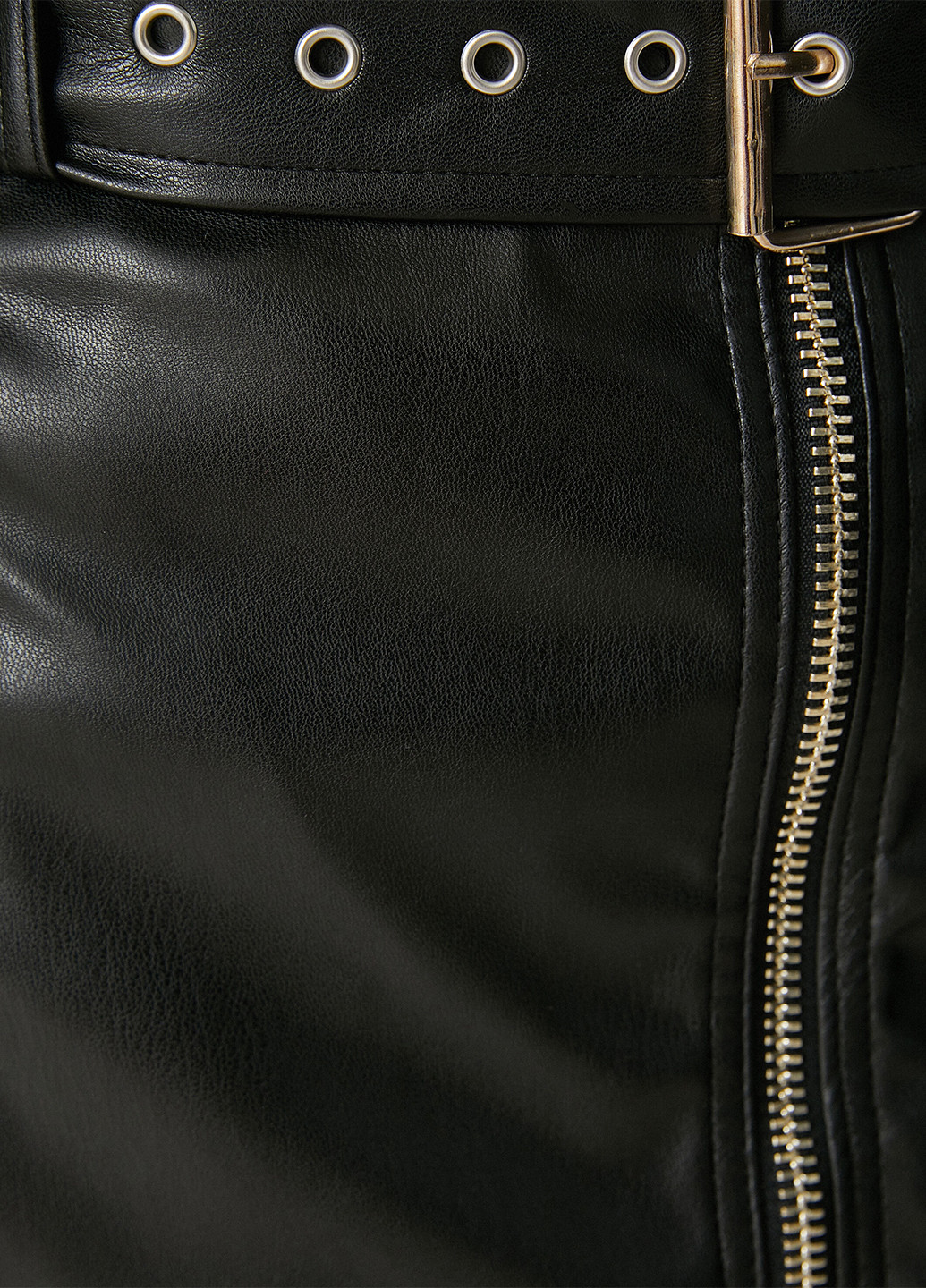Черная кэжуал однотонная юбка KOTON а-силуэта (трапеция)