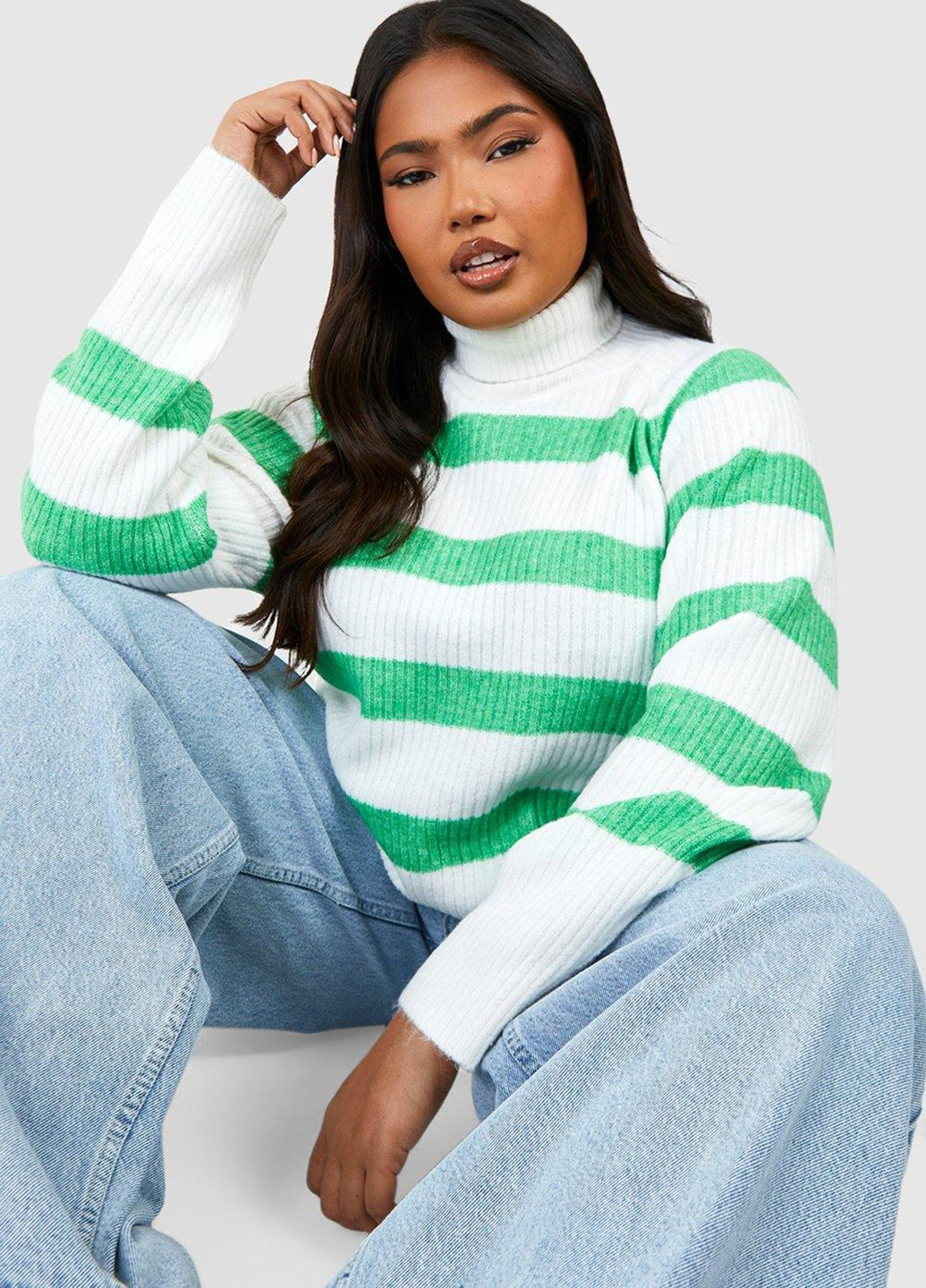 Комбінований демісезонний светр Boohoo