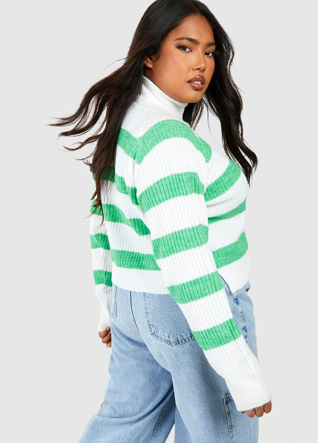 Комбінований демісезонний светр Boohoo