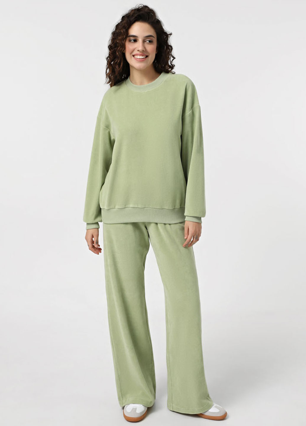 Фісташковий світшот Promin однотонний без декору (323777774)