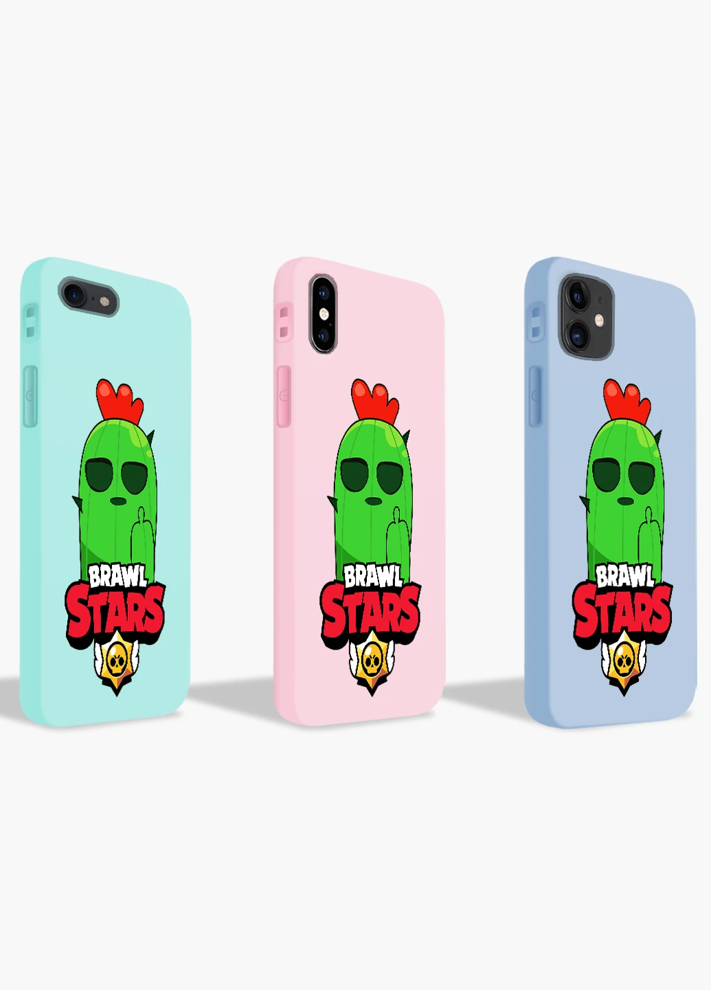 Чохол силіконовий Apple Iphone 11 Pro Спайк Бравл Старс (Spike Brawl Stars) (9231-1013) MobiPrint (219288701)