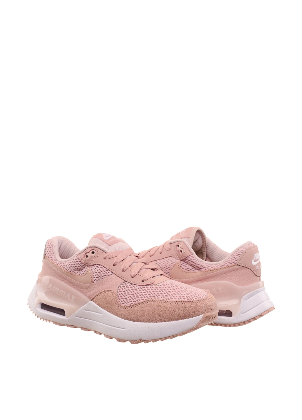 Кроссовки DM9538-600 Nike AIR MAX SYSTM PINK светло-розовые демисезоны (311692753)