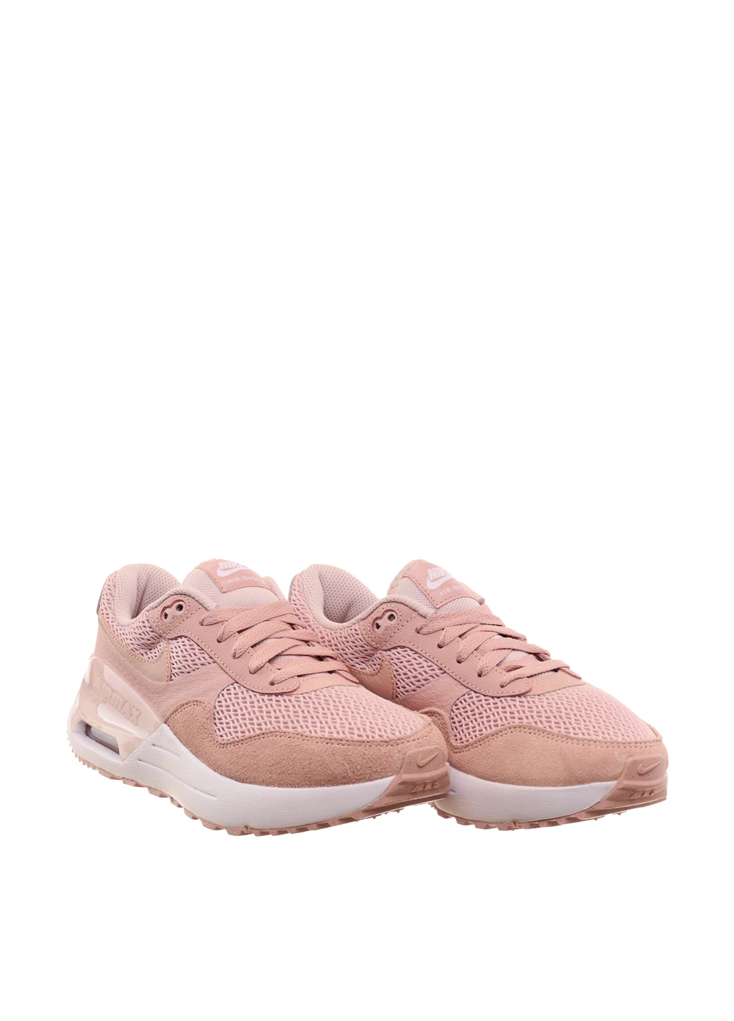 Кроссовки DM9538-600 Nike AIR MAX SYSTM PINK светло-розовые демисезоны (311692753)