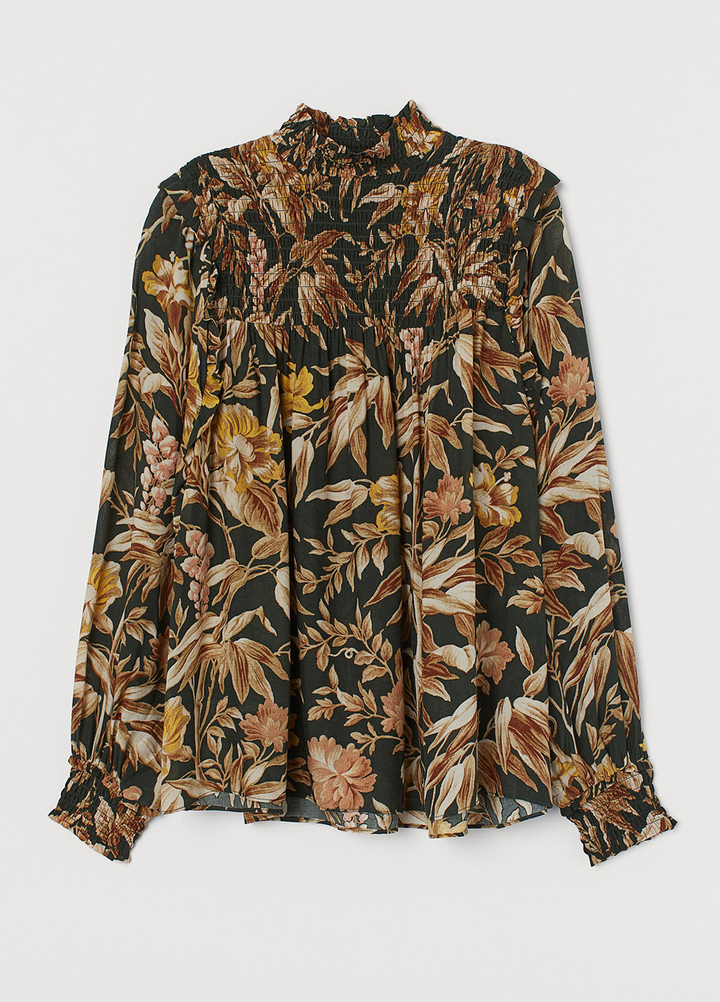 Коричнева блуза H&M