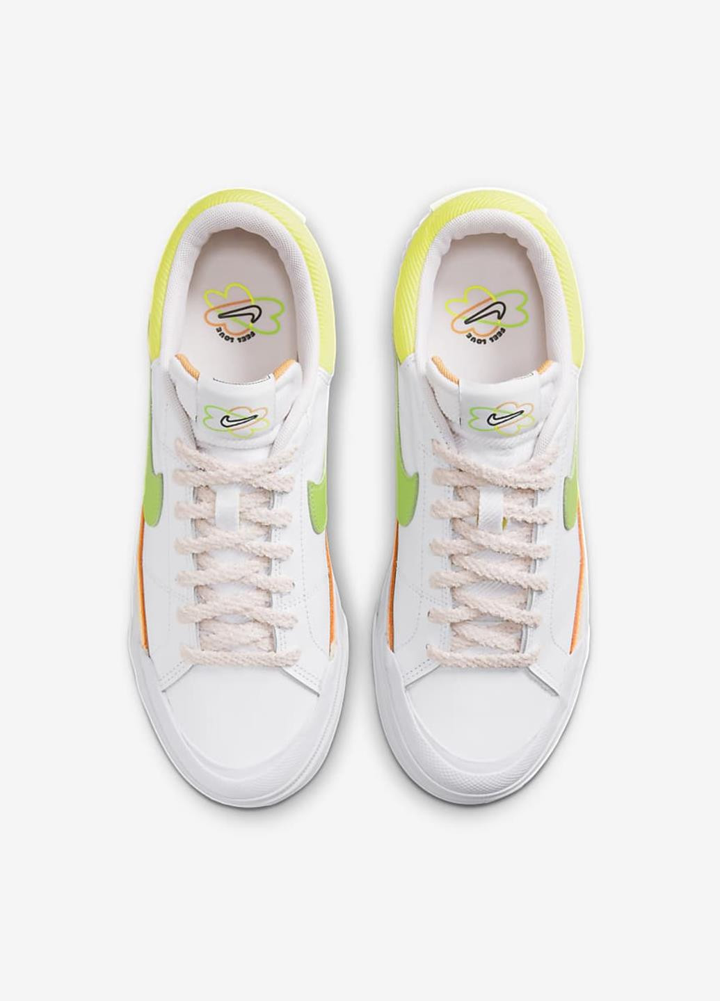 Кроссовки FD0872-100 Nike Court Legacy Lif белые демисезоны (317265568)