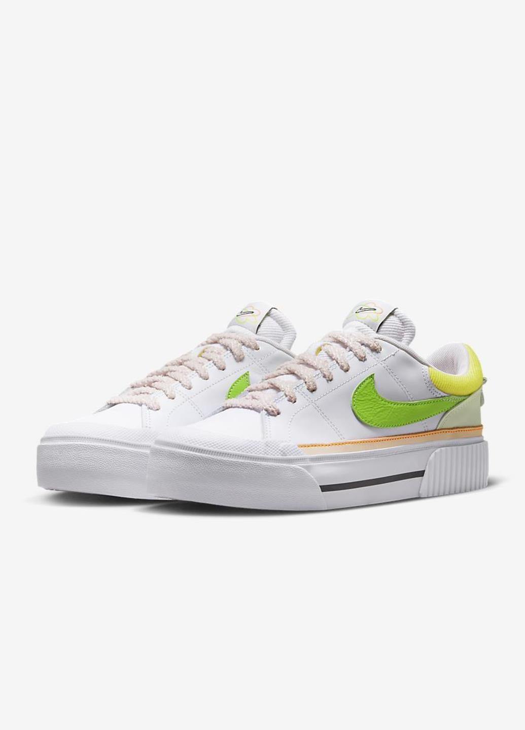 Кроссовки FD0872-100 Nike Court Legacy Lif белые демисезоны (317265568)