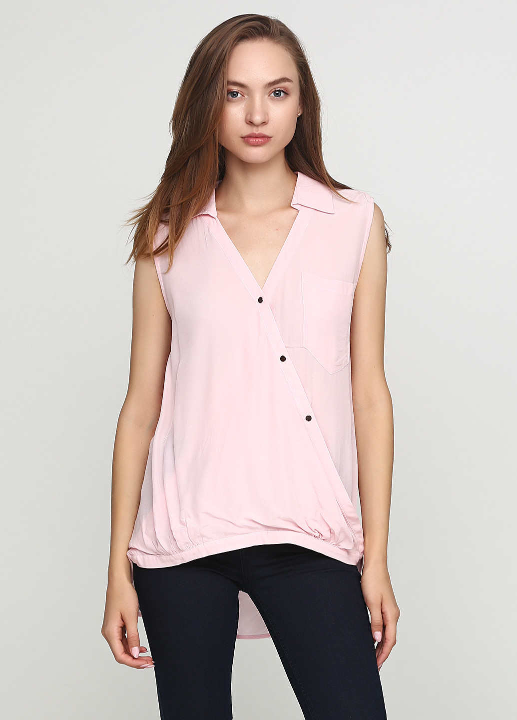 Розовая летняя блуза Karen by Simonsen