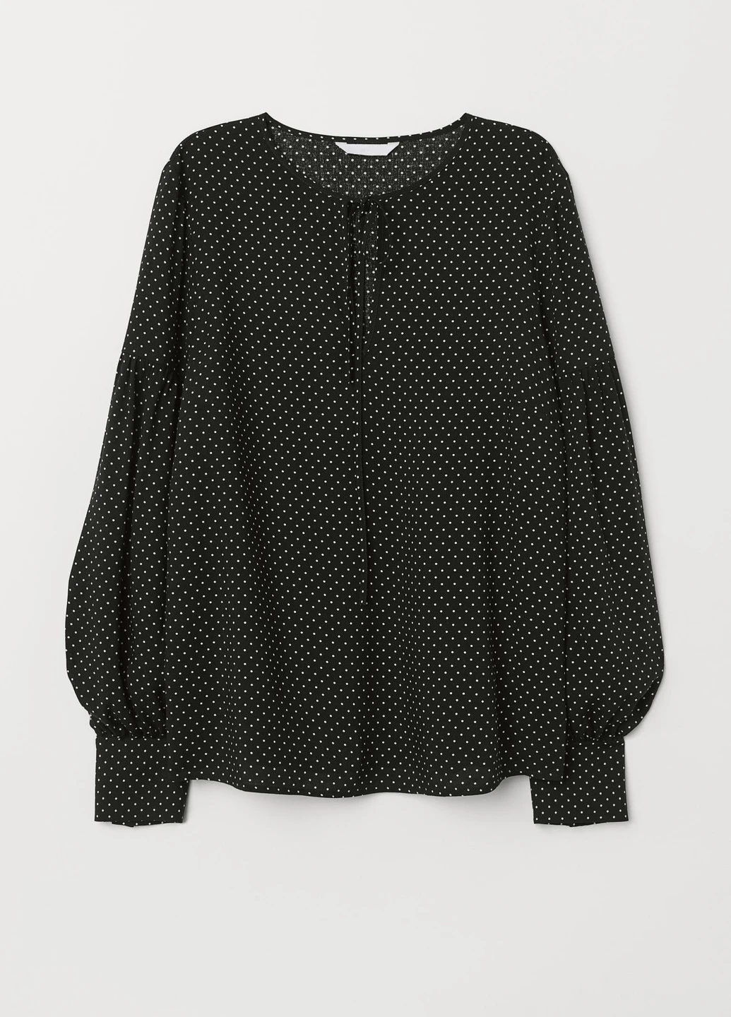 Чорна блузка з малюнком H&M
