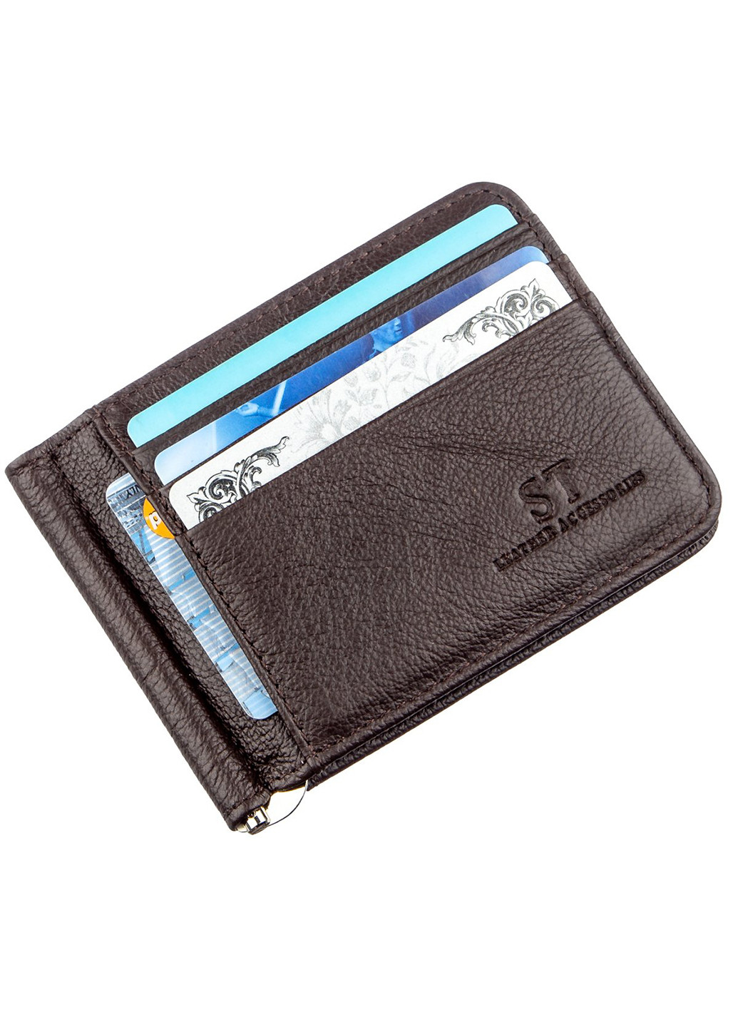 Мужской кожаный кошелек 11,5х8,5 см st leather (252131584)