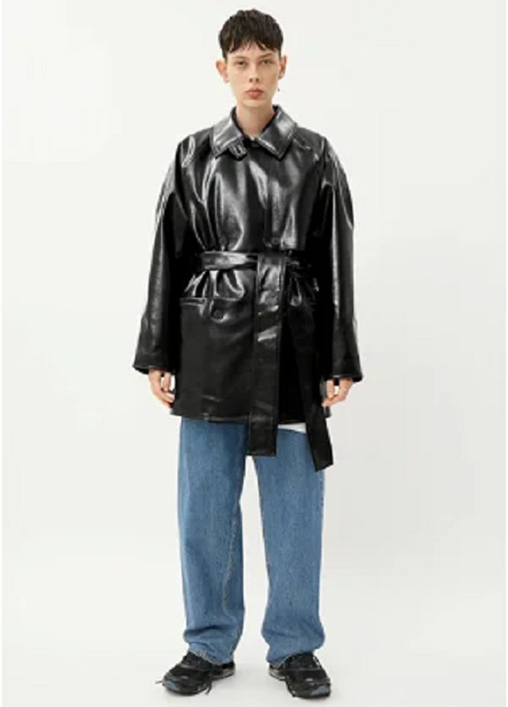 Черная демисезонная куртка куртка-пиджак Weekday