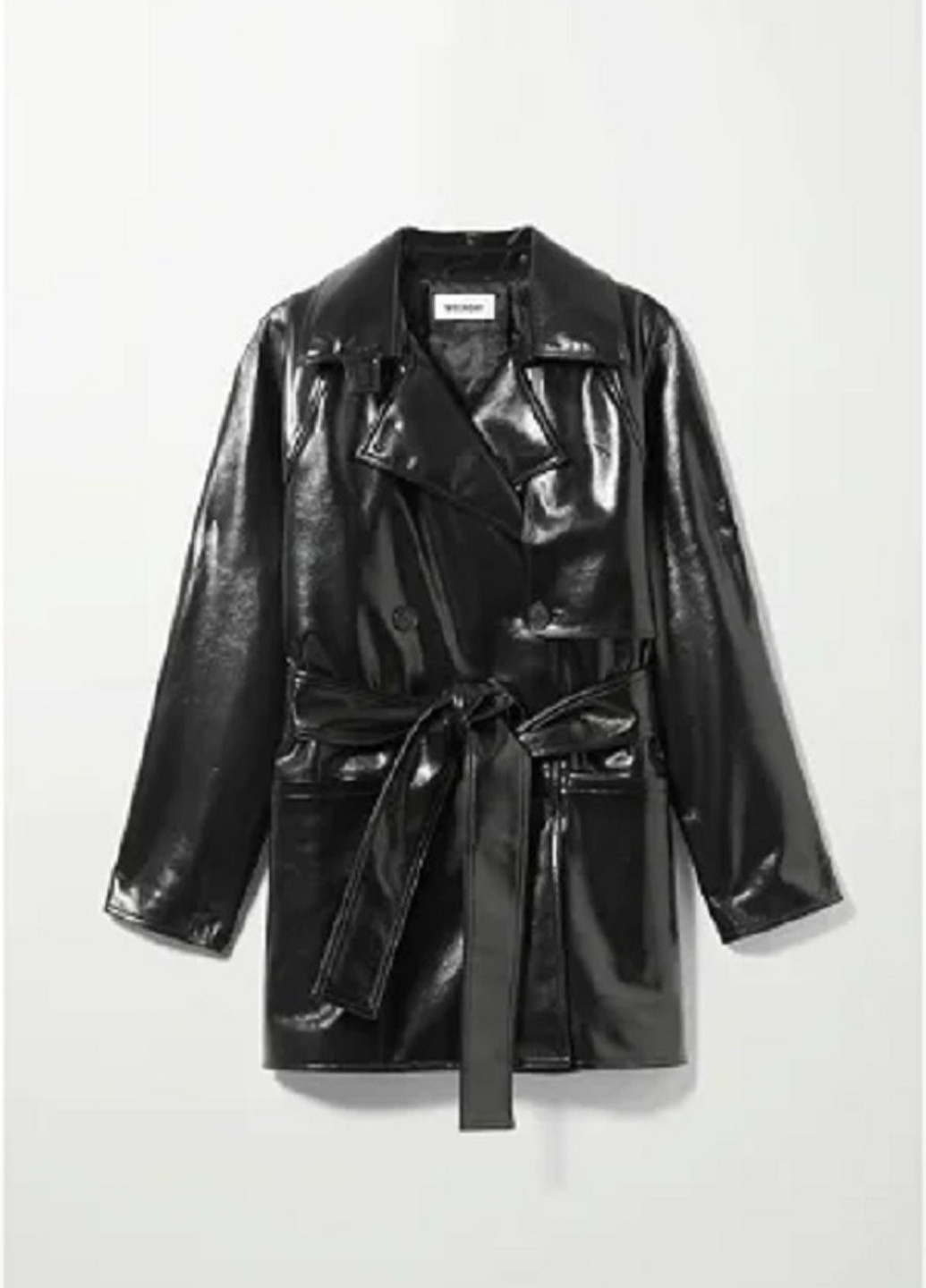 Черная демисезонная куртка куртка-пиджак Weekday