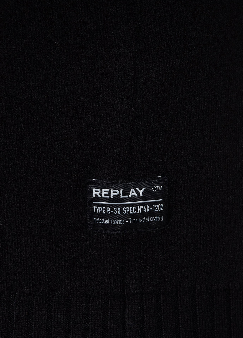 Черный зимний свитер Replay