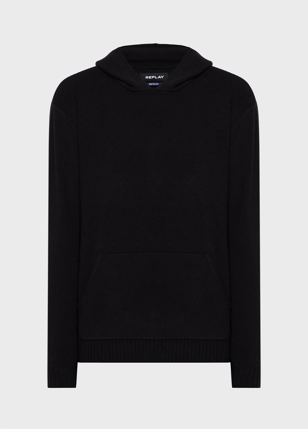 Черный зимний свитер Replay