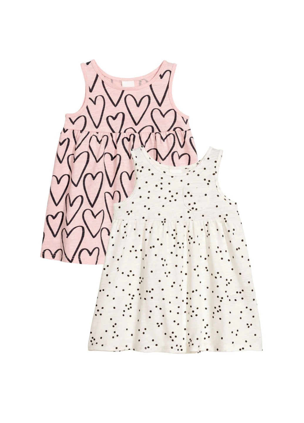 Комбинированное платье (2 шт.) H&M (89949959)