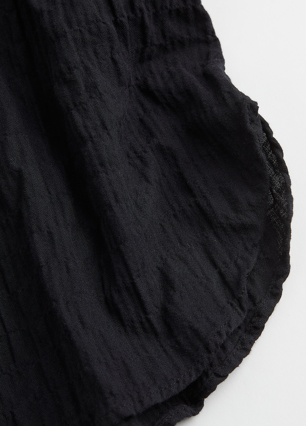 Черное кэжуал платье а-силуэт H&M однотонное