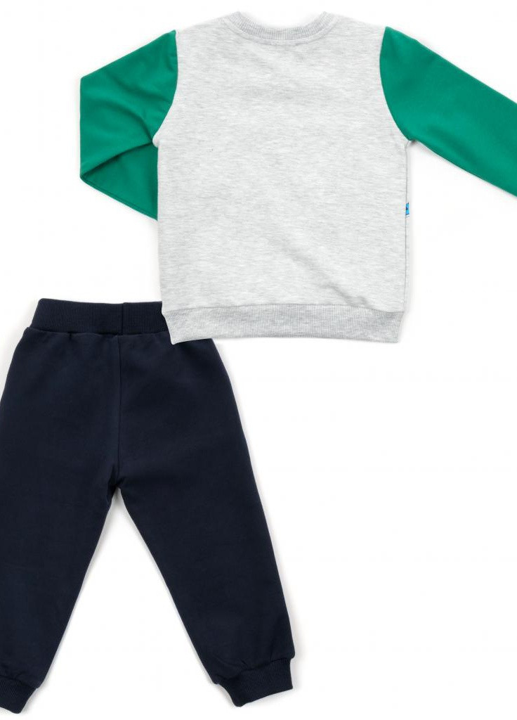 Голубой демисезонный костюм десткий "game" (14435-86b-gray) Breeze