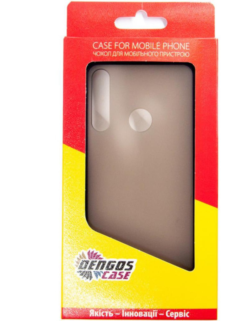 Чохол для мобільного телефону (смартфону) Matt Huawei Y6P, black (DG-TPU-MATT-54) (DG-TPU-MATT-54) DENGOS (201492938)