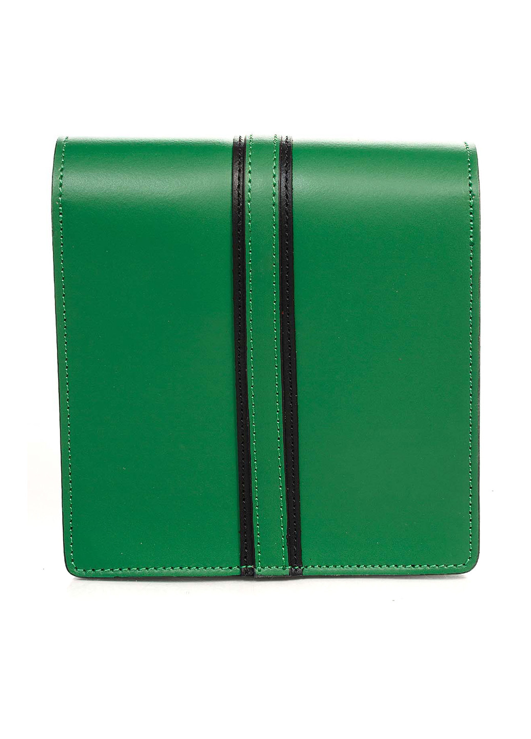 Сумка Italian Bags кросс боди однотонная зелёная кэжуал