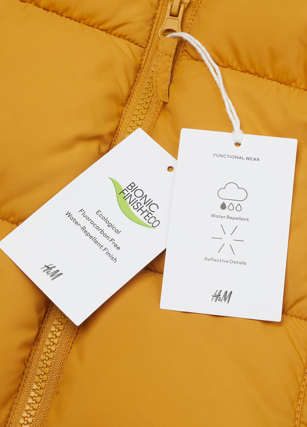 Гірчична демісезонна куртка H&M