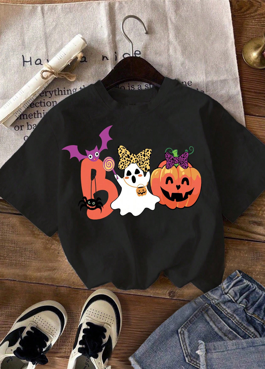 Комбинированная демисезонная футболка (3 шт.) SHEIN