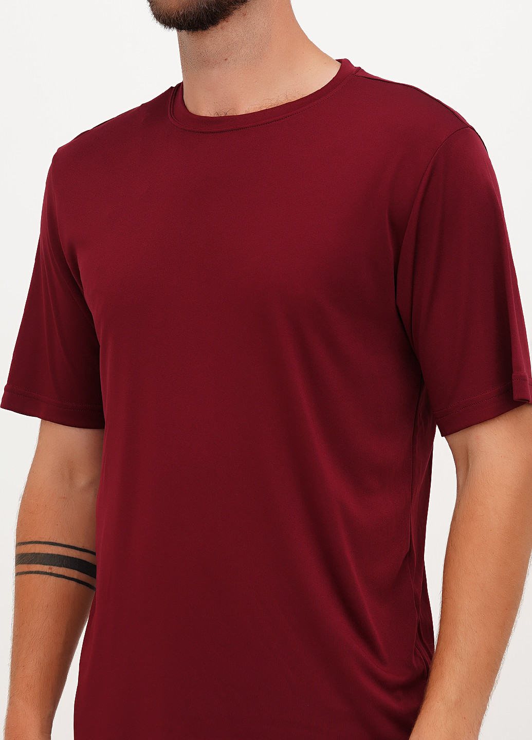 Бордовая футболка Sport-Tek