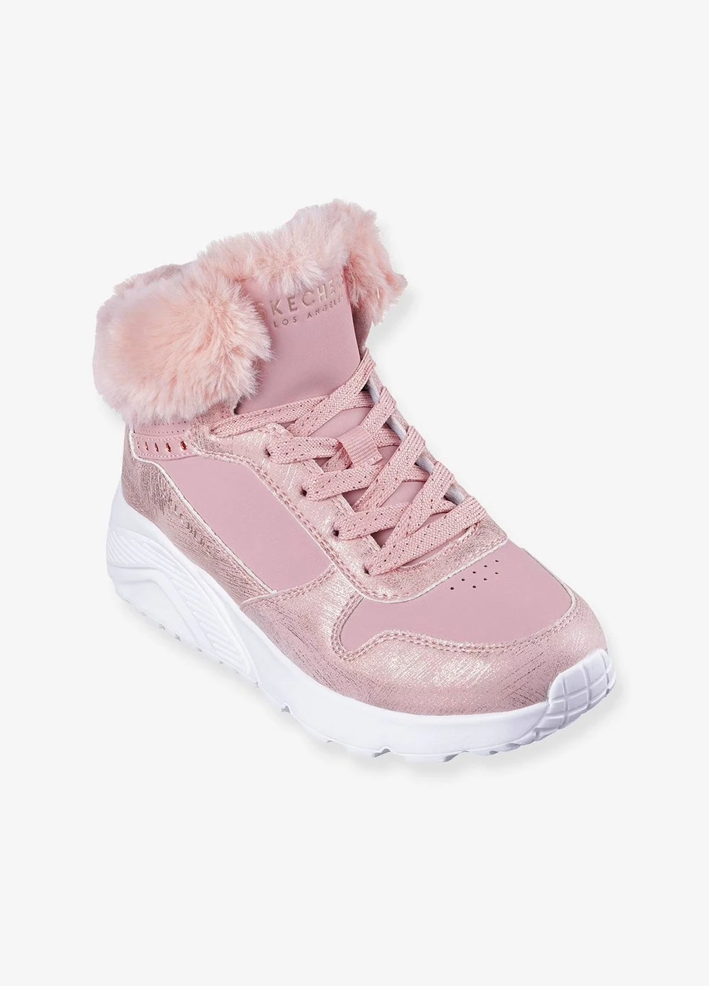 Розовые кэжуал осенние ботинки Skechers