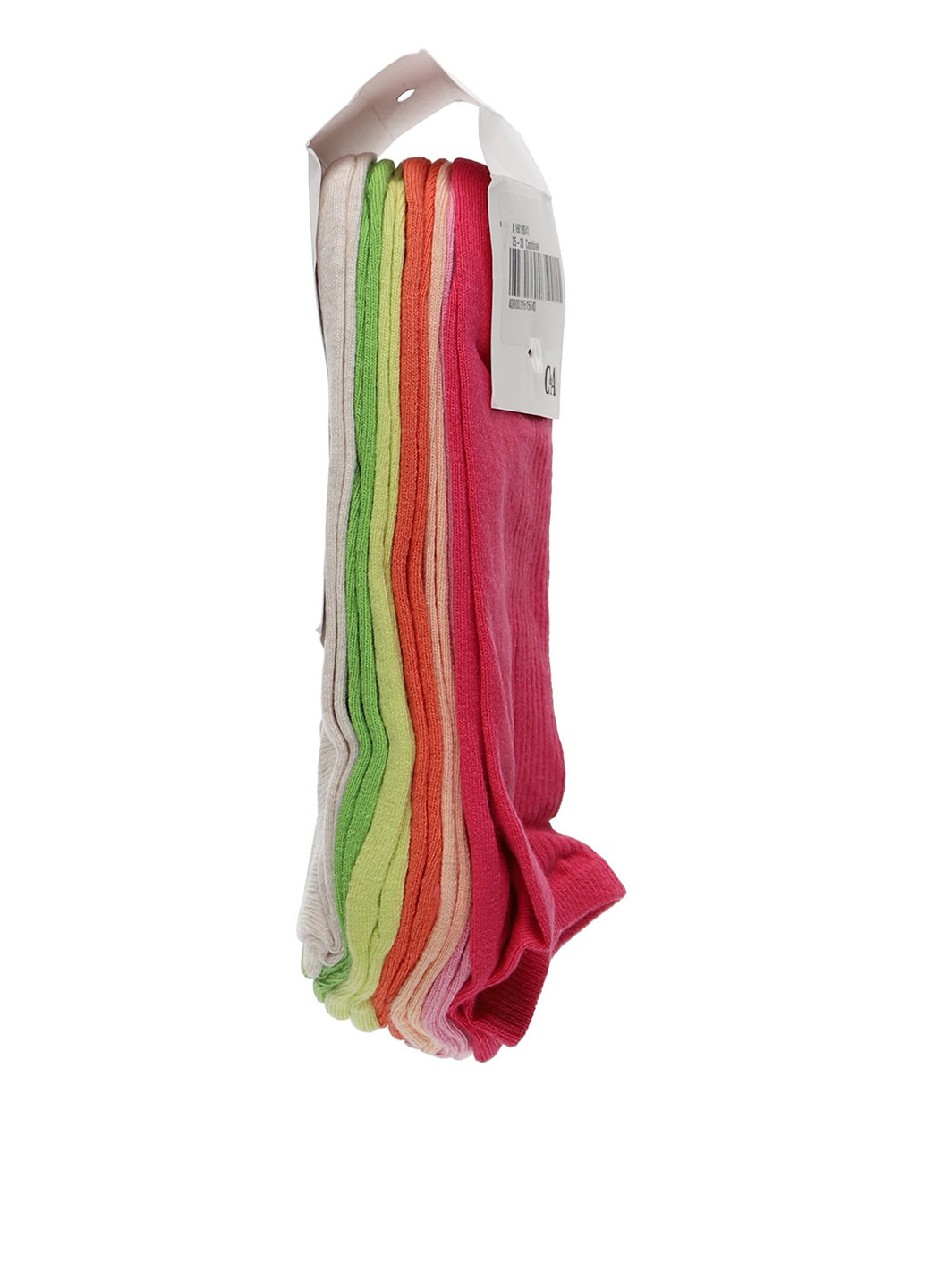 Комбіновані шкарпетки (7 пар) C&A однотонні (322945973)