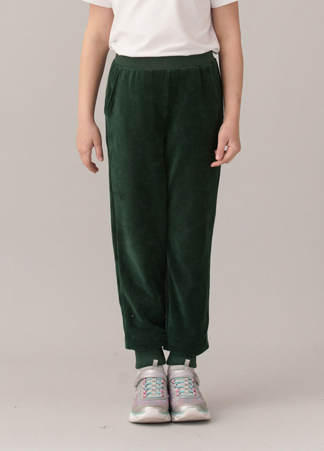 Темно-зеленые спортивные демисезонные джоггеры брюки Promin