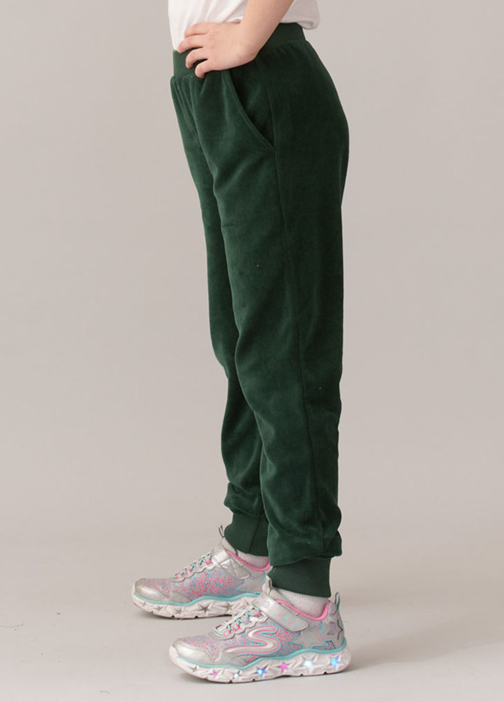 Темно-зеленые спортивные демисезонные джоггеры брюки Promin