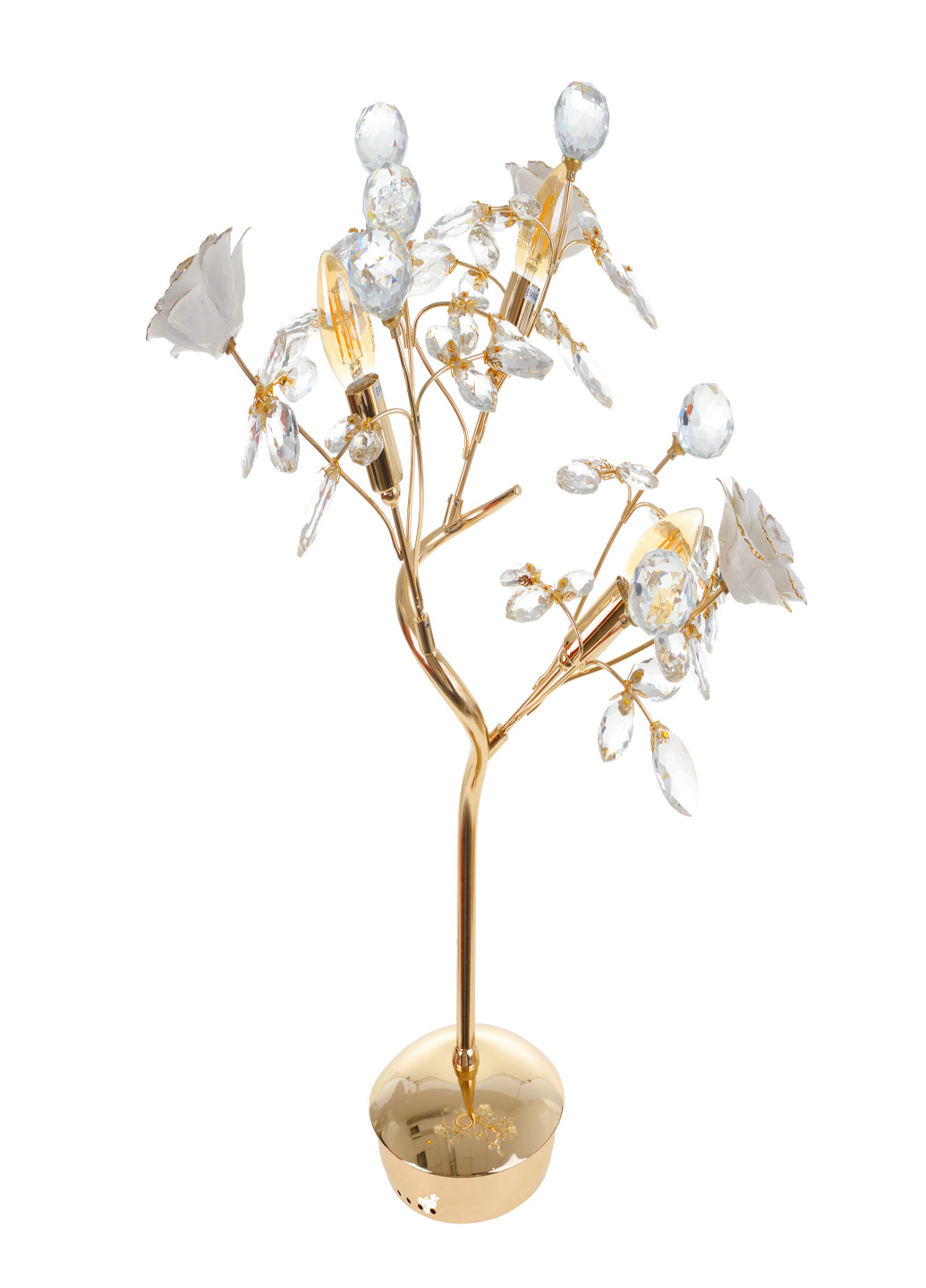 Настільна лампа флористика BKL-529T/3 E14 GD Brille (246625924)