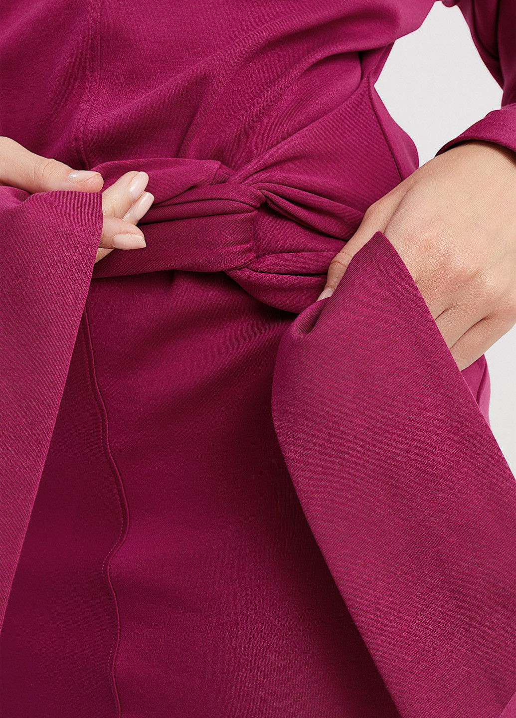 Фиолетовое кэжуал платье C&A однотонное