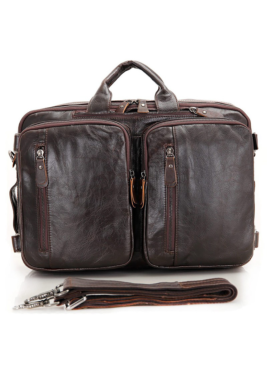 Чоловіча шкіряна сумка 38х27х15 см Vintage (252128113)