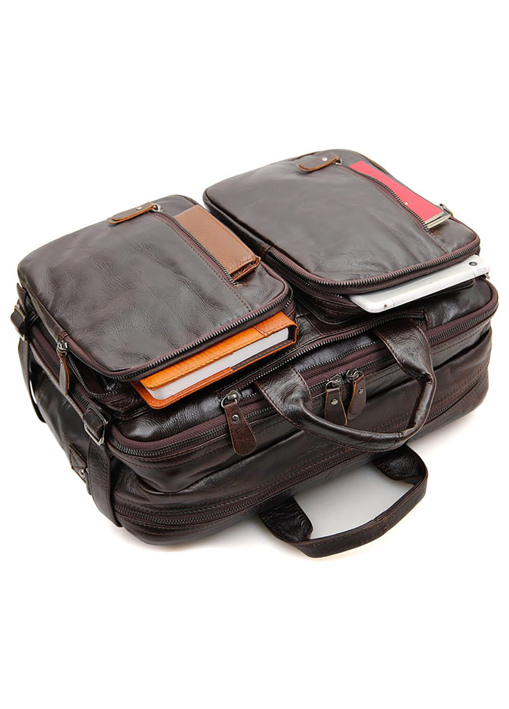 Чоловіча шкіряна сумка 38х27х15 см Vintage (252128113)